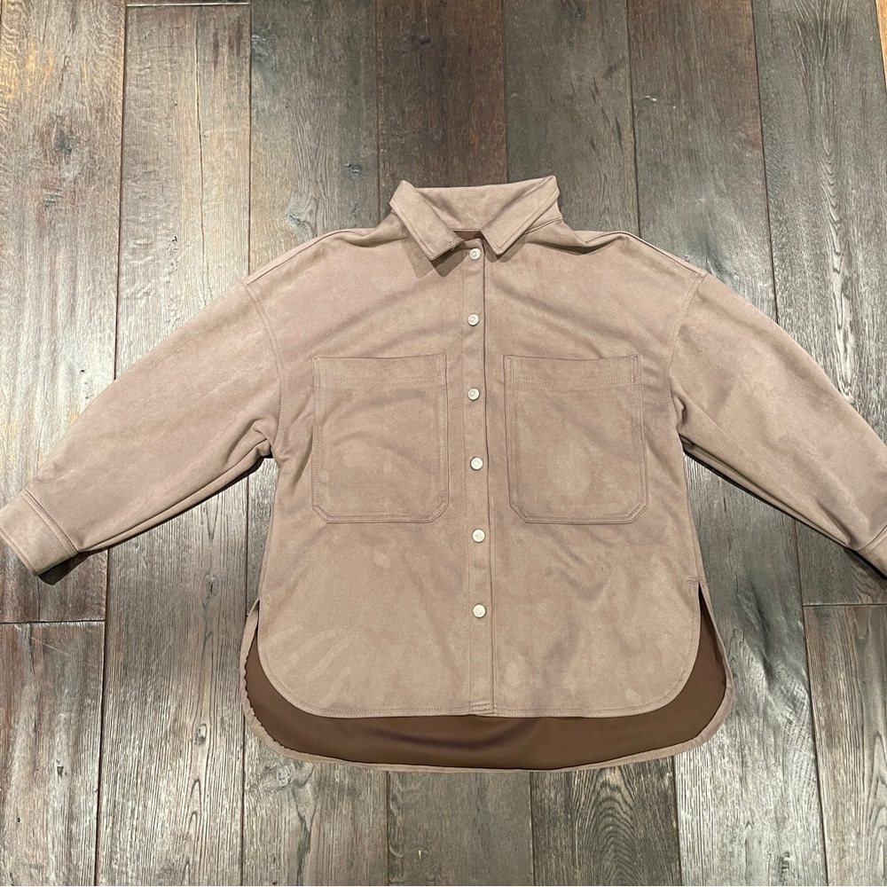 Truth by Republic Tan Button-Up Shirt